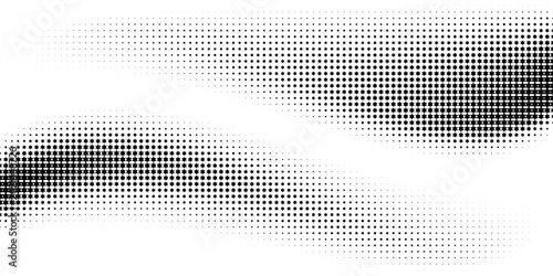 Abstract Black and White Star Halftone Pattern Vector BackgroundPrint