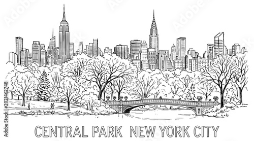 Central Park New York city Park.
