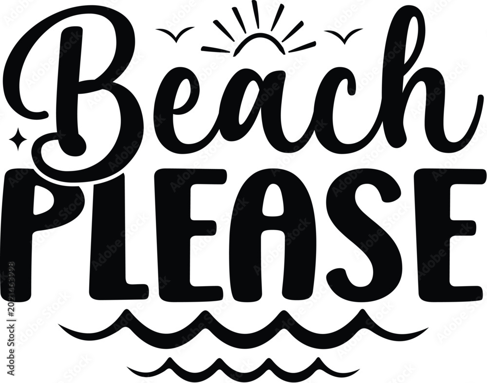 Fototapeta premium Beach Please design