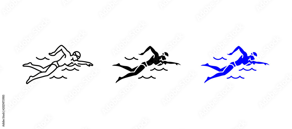 Fototapeta premium swimming