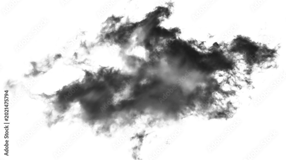 Obraz premium Unique textured cloud shape with sharp details for artistic shirts and print designs.A cool and creative element that stands out in any print-on-demand or modern branding project.