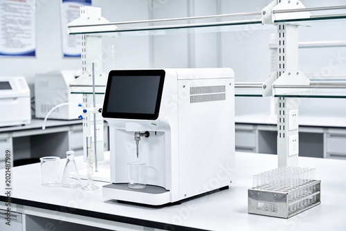 Tableau sur toile Modern laboratory equipment for precise scientific analysis and research