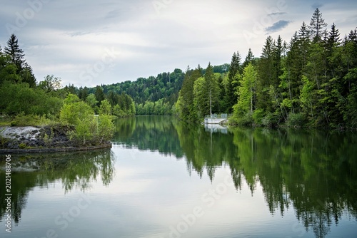 Canvastavla Stausee