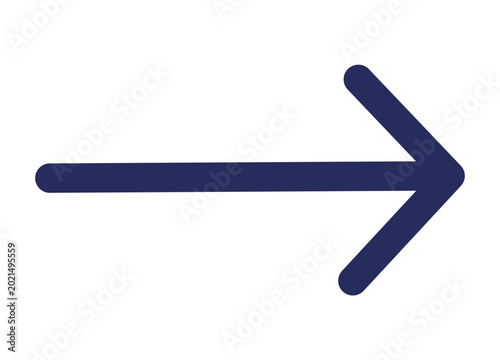 Thick blue arrow pointing to the right