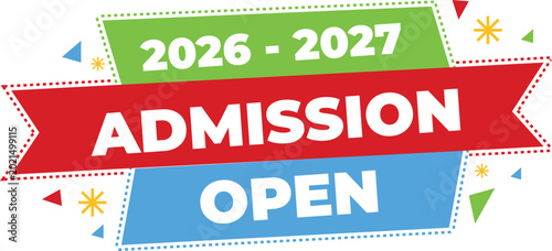 Foto School admission open banner for academic year 2026 to 2027