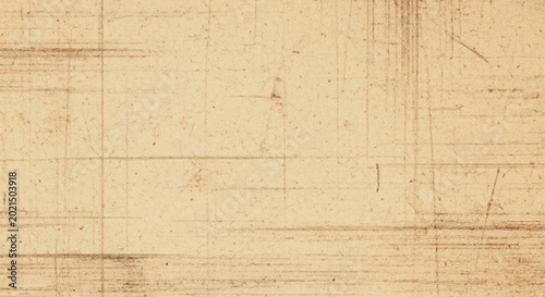 Cuadro en lienzo Aged parchment paper texture with faint grid lines and subtle stains
