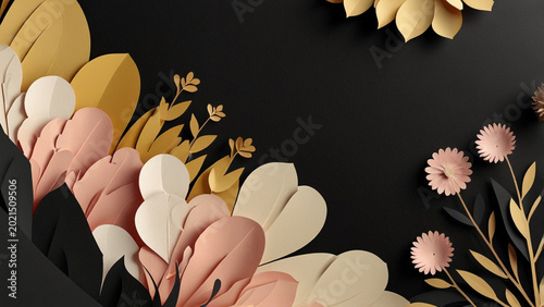 background with flowers