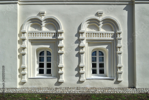 Photos Ancient windows in the buildings of Treasury of St