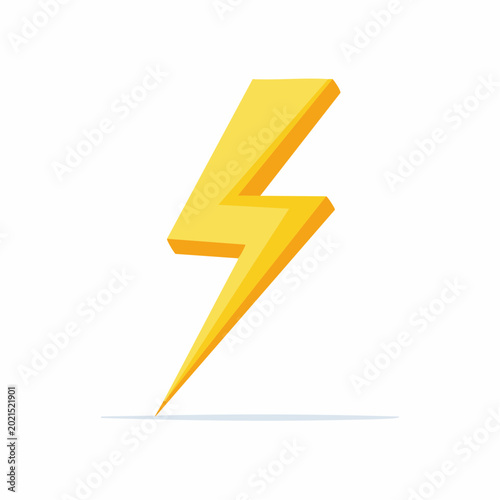 Free Download Yellow Lightning Bolt Icon - GFXLoad