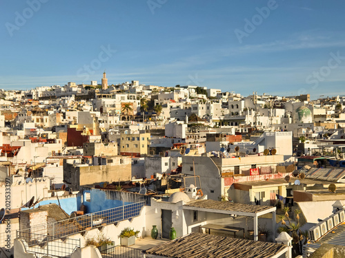 Scenic view on the Medina of Tangier, Morocco