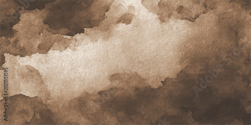Tableau sur toile A dreamy atmospheric watercolor illustration evokes the beauty of the natural world