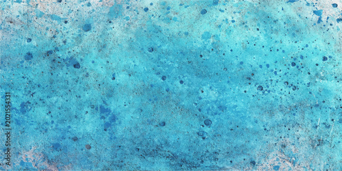 Foto A tranquil and atmospheric abstract scene in varying shades of blue, the visual impact of watercolor, inviting a sense of calmness