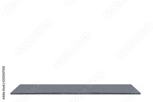 Foto Little roof and pavement, long - dark grey