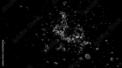 Freeze Motion of Splashing Water