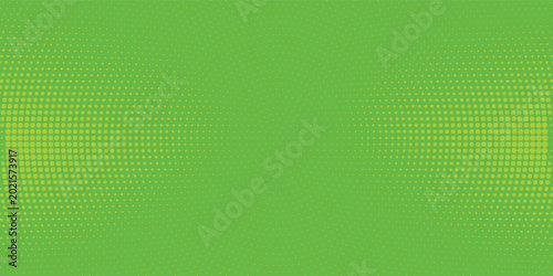 Dots halftone green color pattern gradient texture with technology digital background. Dots pop art comics with nature graphic design