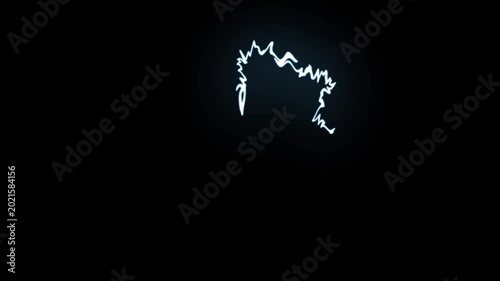 Cinematic plasma lightning explosion on dark screen background, glowing electric thunder arcs and radiant sparks generating abstract futuristic storm visual effects 4k video