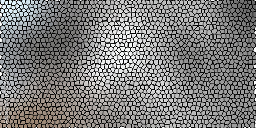 Bild auf Leinwand Abstract mosaic pattern with irregular geometric shapes and gradient light image