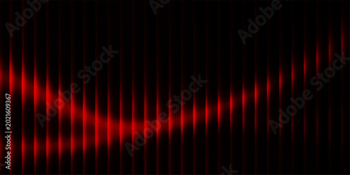 Photos Dynamic red lines cascade down a dark background, creating a visually striking and modern design