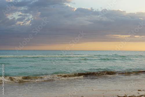 Bilde på lerret sunset, siesta key beach, sarasota, florida, evening, north america, april 2026,