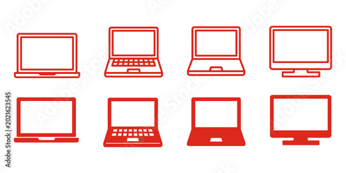 Tableau sur toile Desktop/Laptop Illustration Icon.