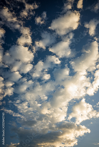 blue sky with clouds