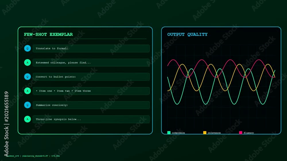 Prompt Visualization Tools A sleek digital visualization of a Prompt Engineering UI displays text ...