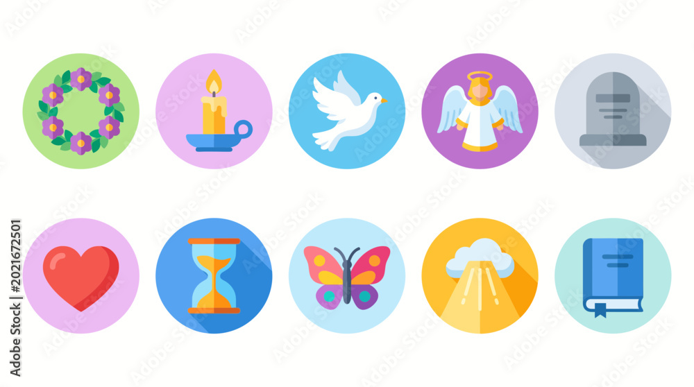 Fototapeta premium symbols icons peace love heart.