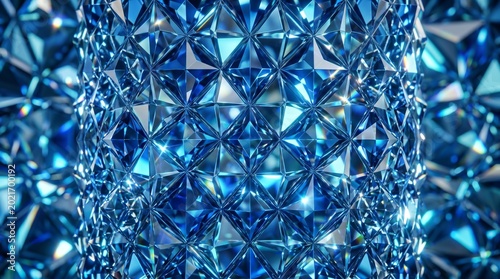A background texture resembling sparkling blue jewels, glass, and ice.