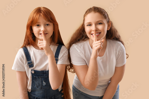 Beautiful young woman with ...