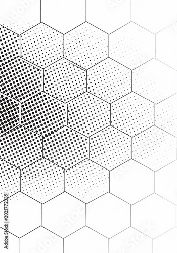 Hexagonal Cascade of Shadow and Light