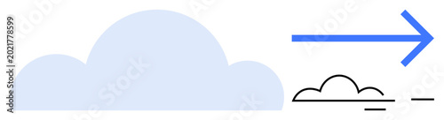 Canvas-taulu Cloud computing, data transfer, storage solutions, technology progress, workflow, and file management