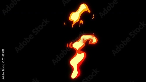 Anime Element Fire Explosion 4K