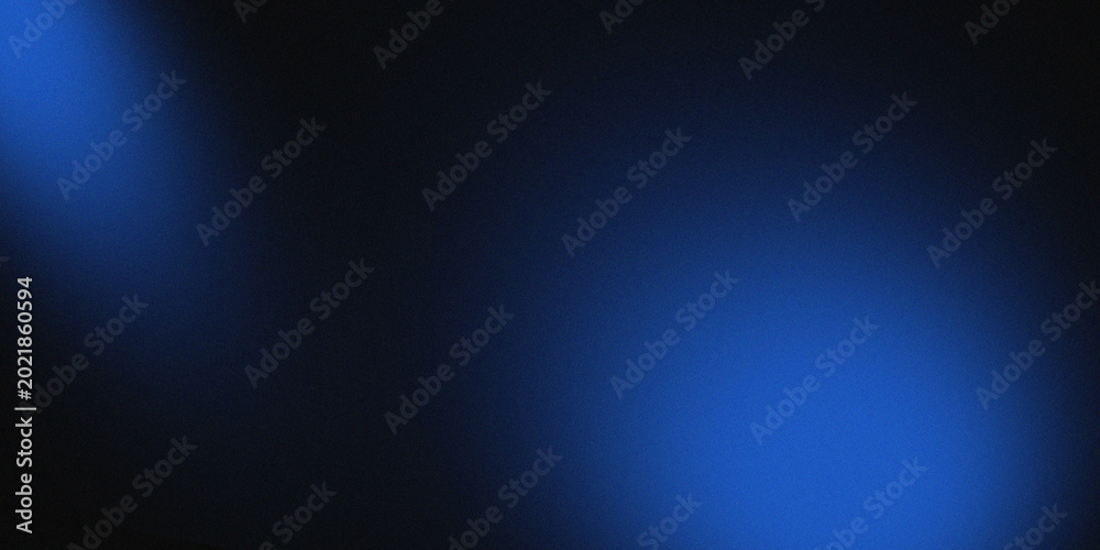 Obraz premium Blue black soft gradation background smooth noise.