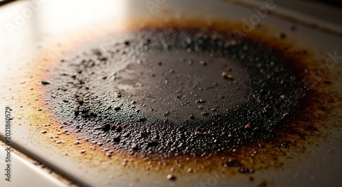 Burnt Stain ON Metal Surface.