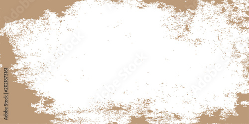 Tablou pe pânză Brown and white grunge texture background vector illustration