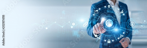 Photos Cybersecurity investigator pointing at Digital Forensics and networking evidence