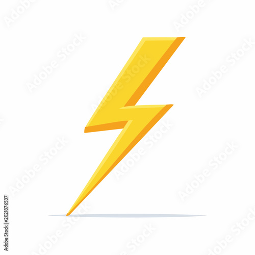 Free Download Yellow lightning bolt icon - GFXLoad