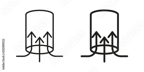 Photos Air suction icon symbol. Flat Vector illustration set