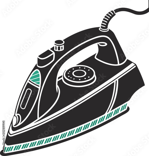 old iron vector illustration