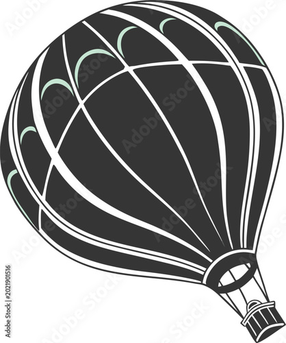 hot air balloon isolated