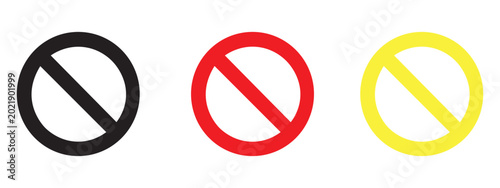 Prohibition signs in black red yellow with prohibition sign, warning sign Free Download Prohibition signs in black red yellow with prohibition sign, warning sign - GFXLoad