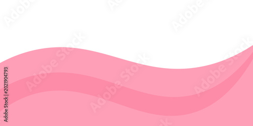 Soft pink wave shapes on a light gray background, creating a clean and modern abstract composition.