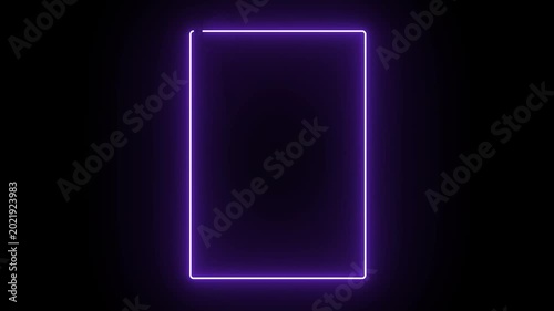 glowing rectangle, Square line spectrum