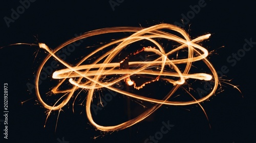 Light trails abstract background design.