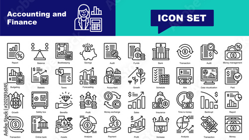 Photos Accounting and Finance icon set