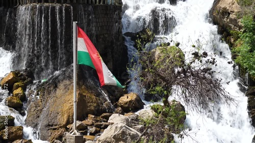 Bekhal Waterfall near Erbil in Kurdistan