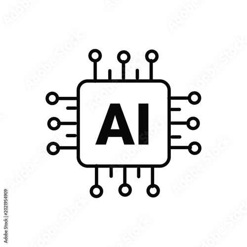 Chatbot AI Outline Icons Collection