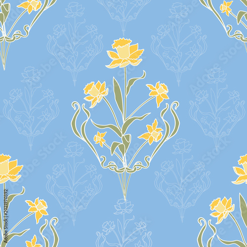 Bavarian Daffodils ,backdrop, background textures
