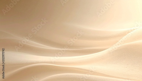 Smooth light brown beige gradient background with wavy grainy texture and soft noisy effect