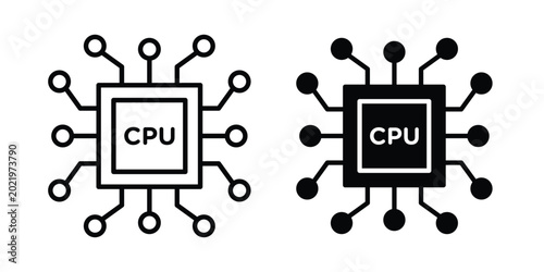 Photos Computer microprocessor icon